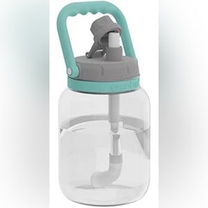 Asobu - Large Capacity Water Jug, Easy Grip Handle, Pop-up Straw 50 Ounce (Blue)